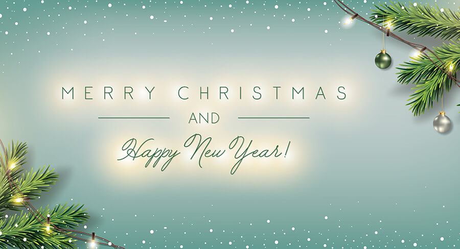 Frohe Weihnachten und ein gutes neues Jahr